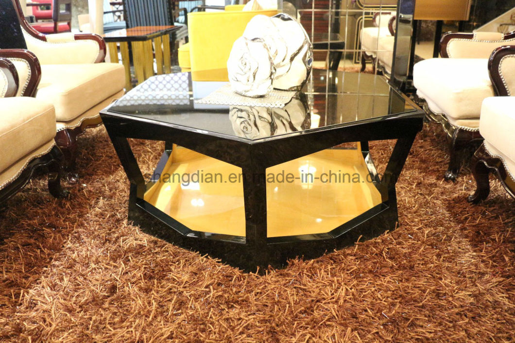 Factory Directly Selling High Quality New Modern Soild Wood Feet Coffee Table (KL C03)