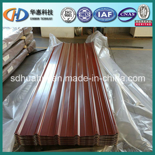 Prepainted Galvanized Corrugated Roofing Steel Sheet Made of Shandong