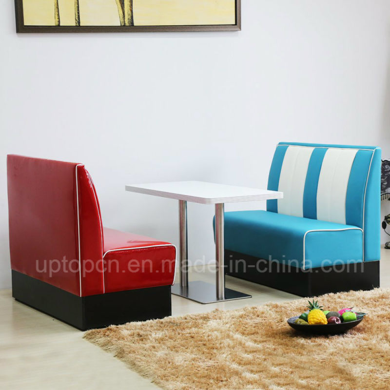(SP-KS269) Customized Modern Leather Restaurant Sofa Booth Seating