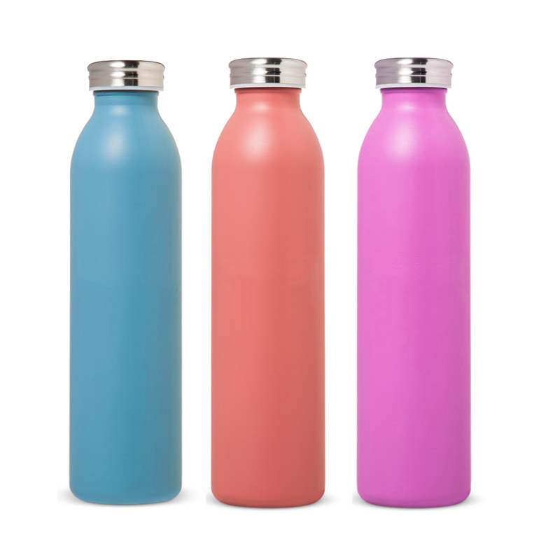 2018 New Style Double Walls Stainless Steel Water Bottle Inox Milk Bottle Insulated Steel Thermos Flask Sport Water Bottle Twin Walls Thermos Vacuum Bottle