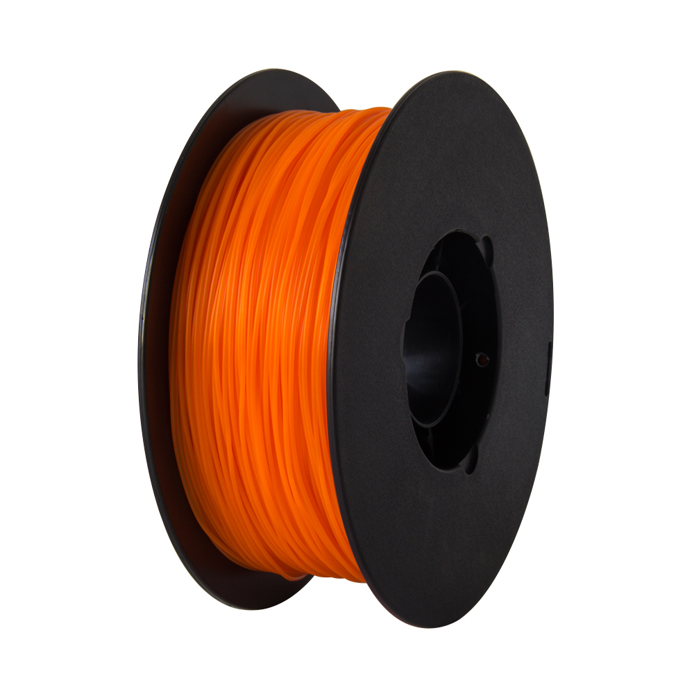 3D PLA Filament 1.75 mm 1kg Spool 1.0 Pounds Dimensional Accuracy +/- 0.07 mm (Orange)