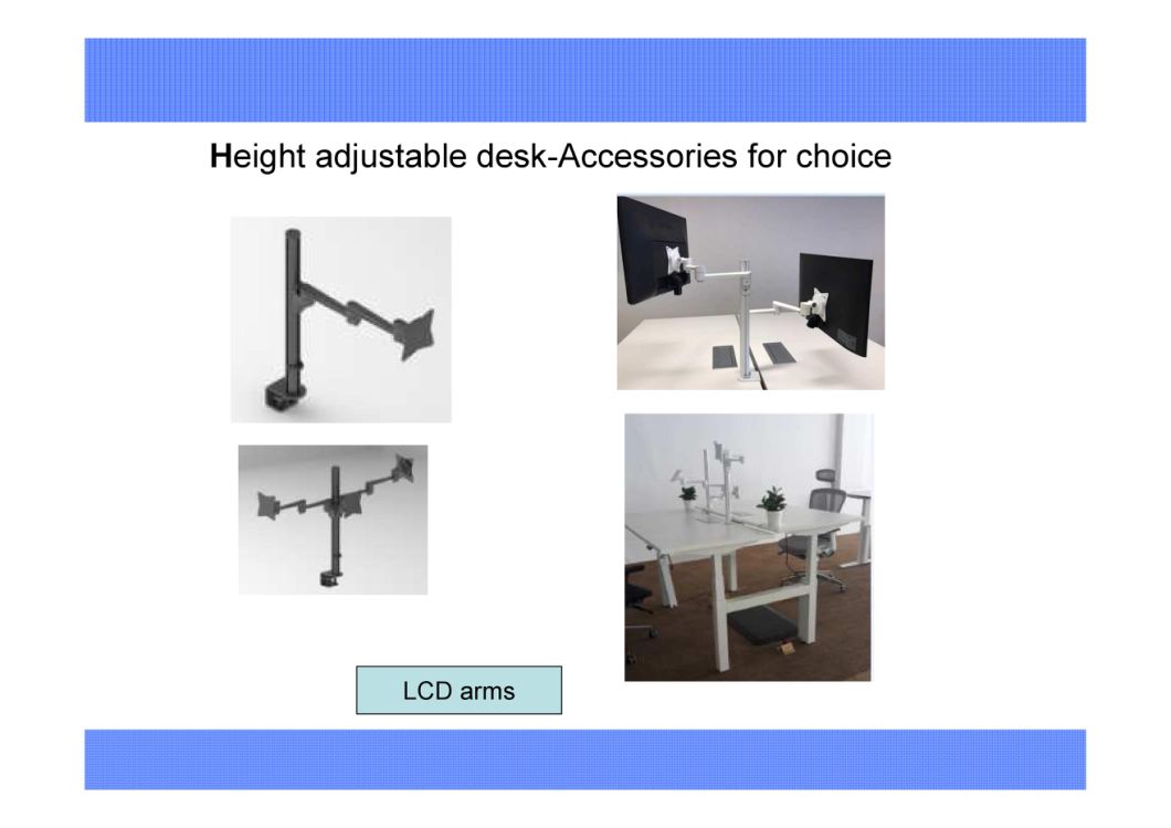 Electric Height Adjustable Table Sit Stand Office Workstation Executive Computer Desk