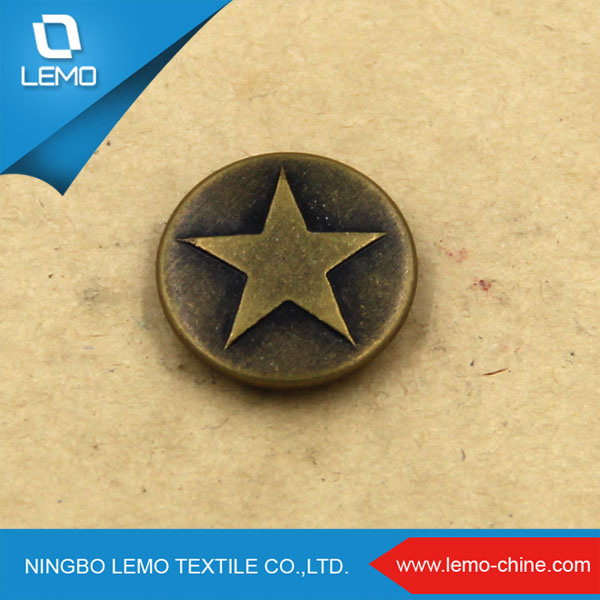 Casual Metal Jeans Button for Pants