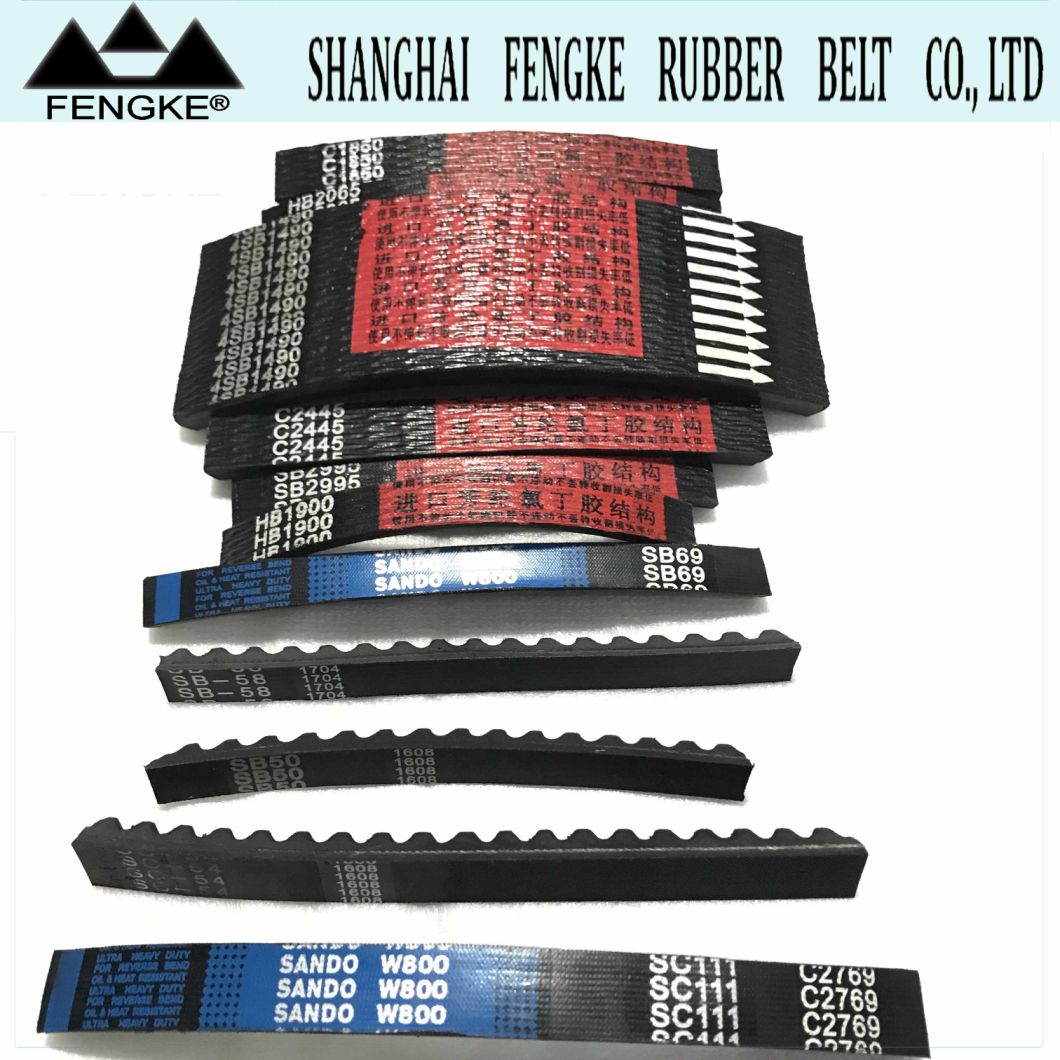 Rubber V Belts for Foton Lovol Ge60/70 Wheat Harvester