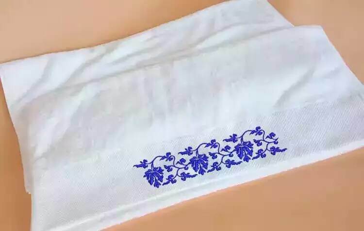 100% Cotton Hand Towel White Hotel Face Towel