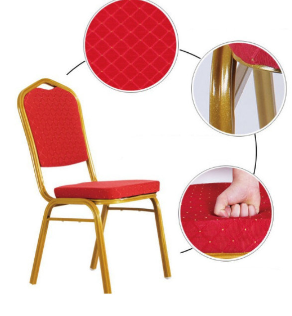 Modern Adjustable Leather Stool Metal Banquet Chair for Sales