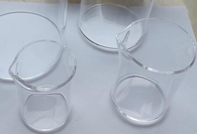 Transparent Quartz Beaker Boiling Flask with All Sizes Customized