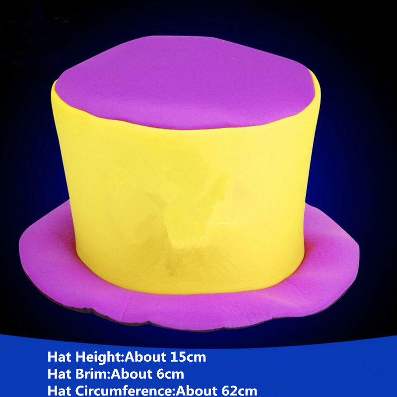 Funny Colorful Clown Hat Men Women Stage Performance Costume Head Accessories Adults Party Hats