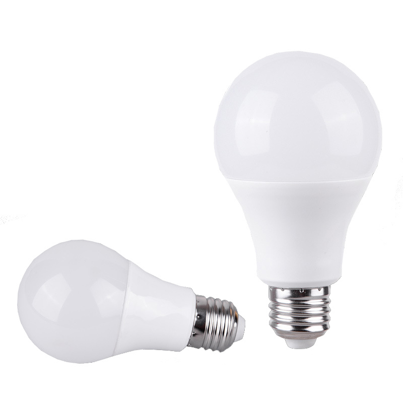 Plastic Cover Aluminum A60 9W E27 LED Bulb Lamp Light