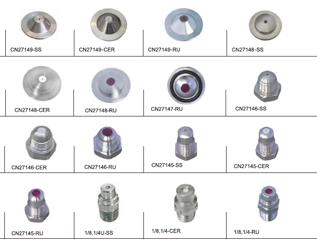 19124 Needle Jet Spray Nozzle Paper Cutting Nozzle