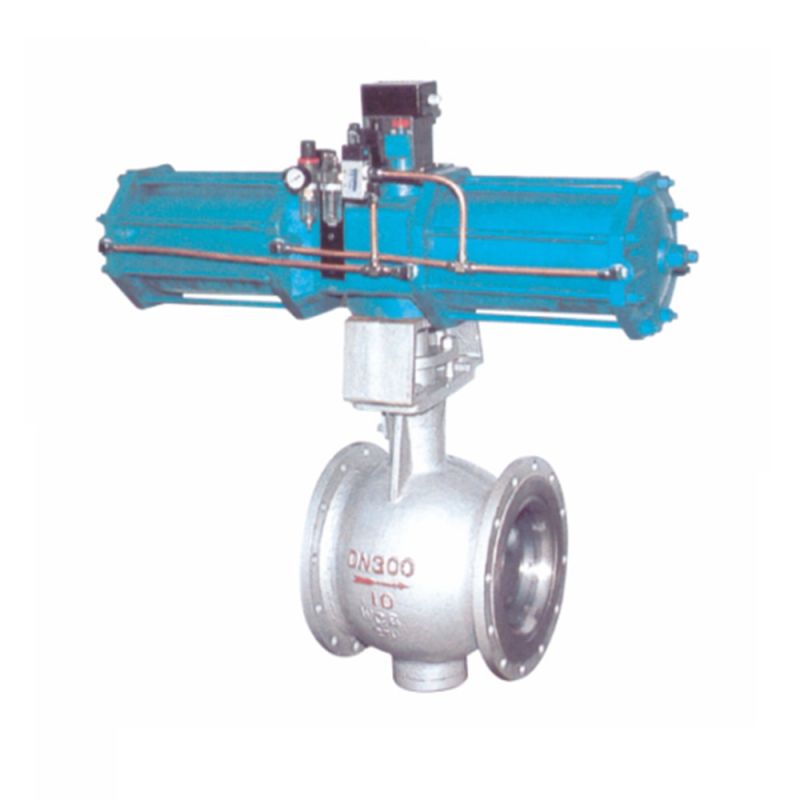 Cast Steel Pneumatic Eccentric Hemisphere Ball Valve Q640f