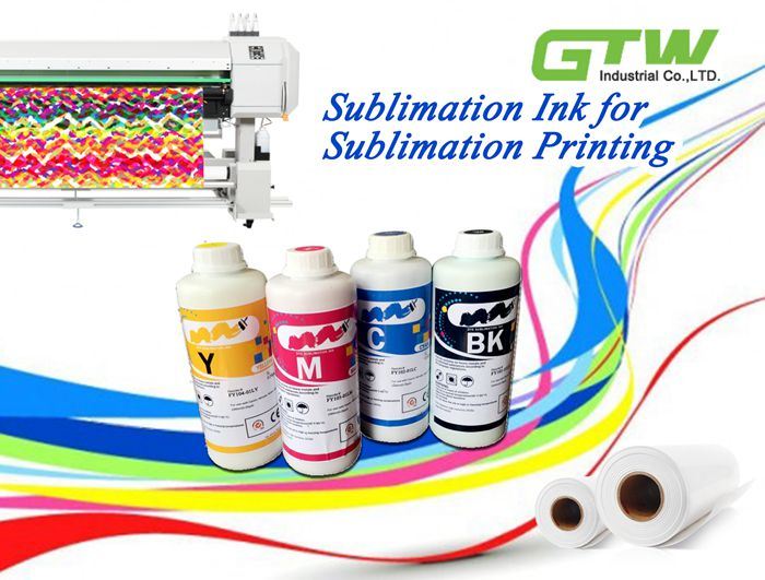 Water-Based Dye Sublimation Ink 4 Colors, 6 Colors with Great Quality