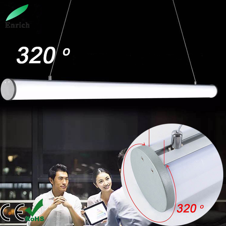 Round Tube LED Linear Light, LED Pendant Light for Office