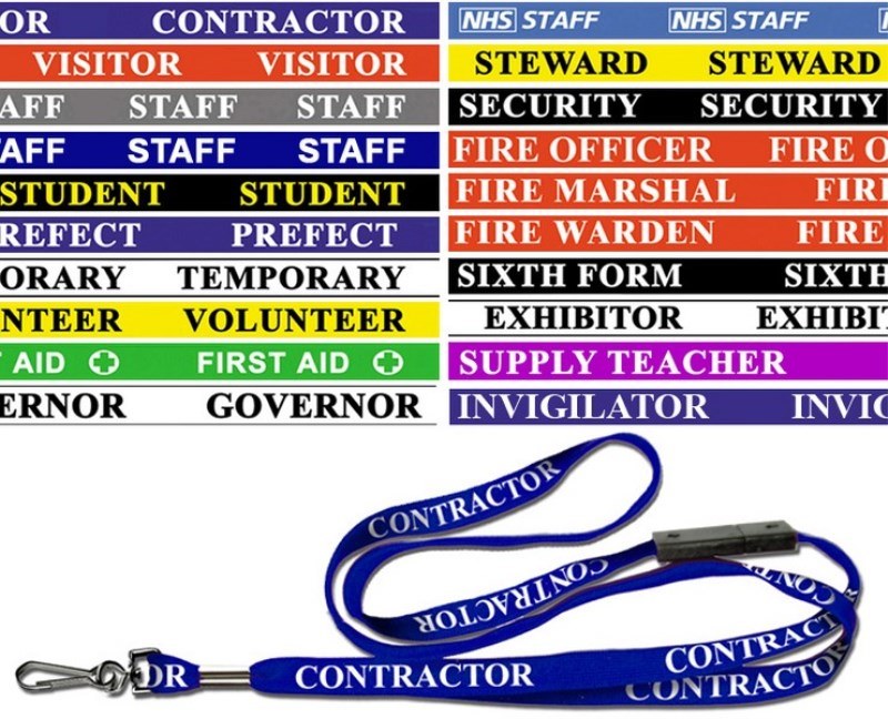 Wholesale Cheap Custom Imprinted Polyester Lanyards with Clips