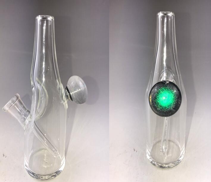 New Drink Bottle Matrtian Bubbler Beaker Base Glass Smoking Water Pipe