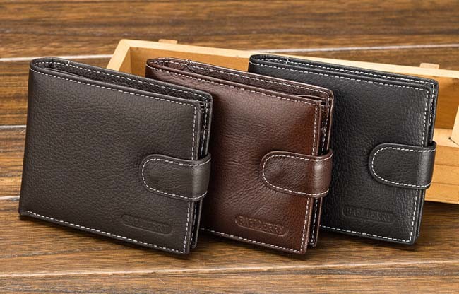 Hot Selling Popular Genuine Leather Men Wallet