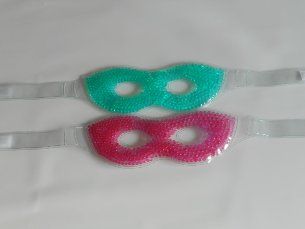 6p PVC Cold Gel Eye Mask High Quality Soft Eye Care Cooling Sleeping