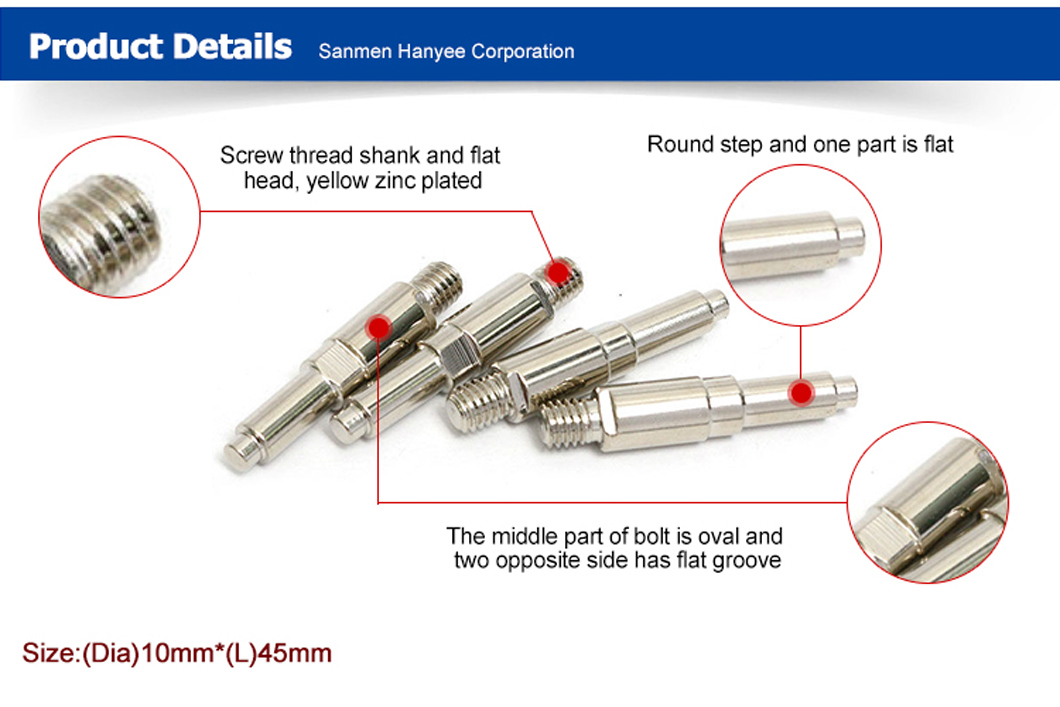 China Supplier Stainless Steel Manufacturer Step Head Bolt