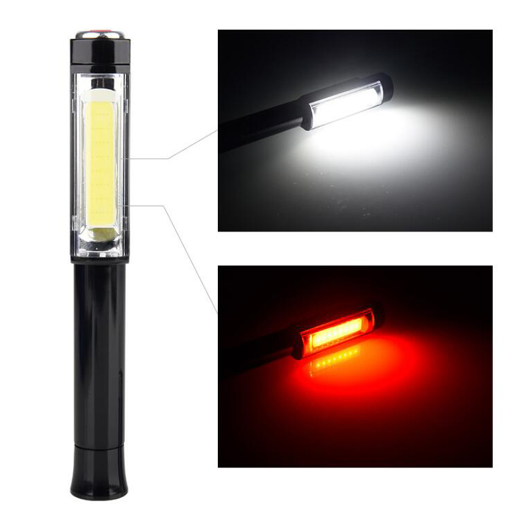 Outdoor Maintenance Working Lights with Magnet COB Pen Flashlight