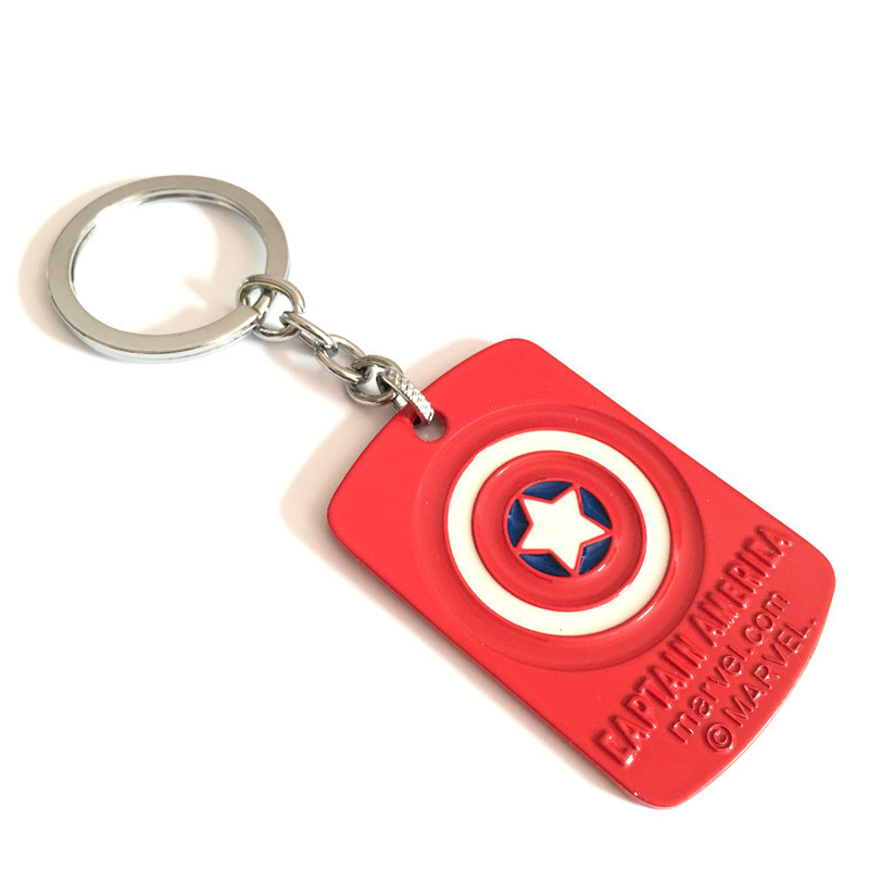 Customized Personalized Cheap Captain America Marvel Keychain
