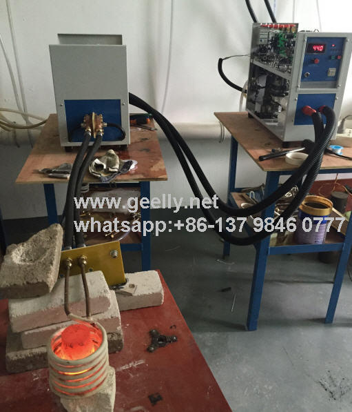 Remote Coil Induction Brazing Machine for Brazing Welding Copper, Brass Pipe Joint with Remoing Coils