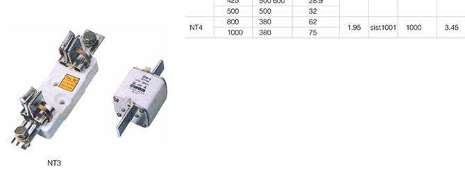 Nt H. R. C. Low Voltage Fuse and Base