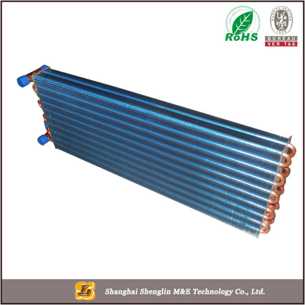 Blue Aluminum Fin Cool Room Condenser