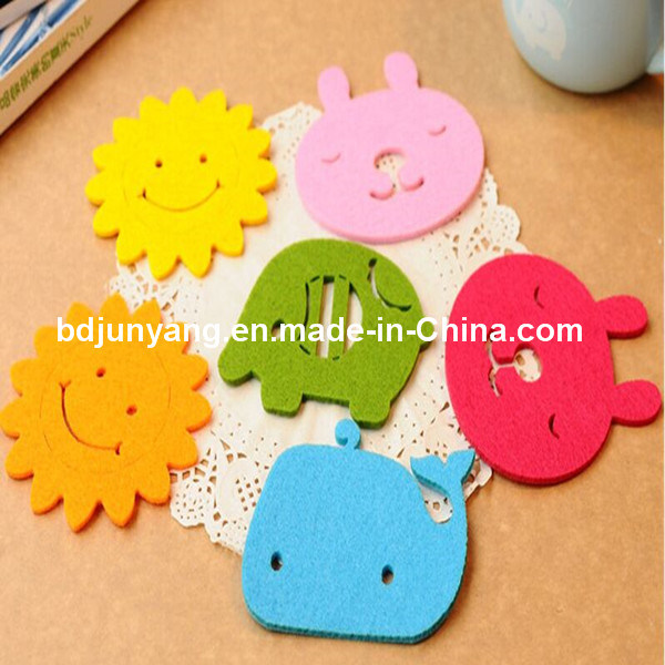 Various Styles Laser Cutting Felt Coaster Place Mat