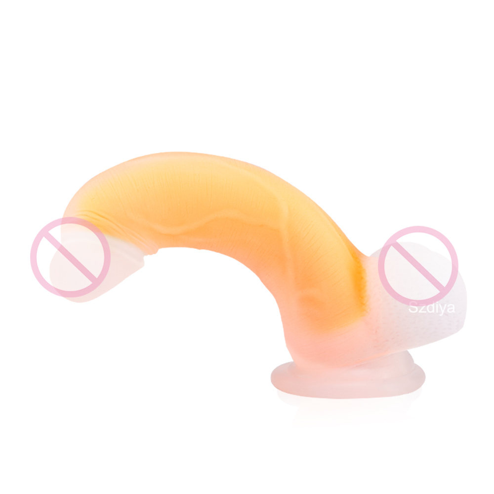 Sexual Silicone Dildo Penis Sm Sex Toy for Lesbian (DYAST397C-B)