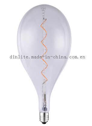 A100 soft filament spiral filament LED light bulb