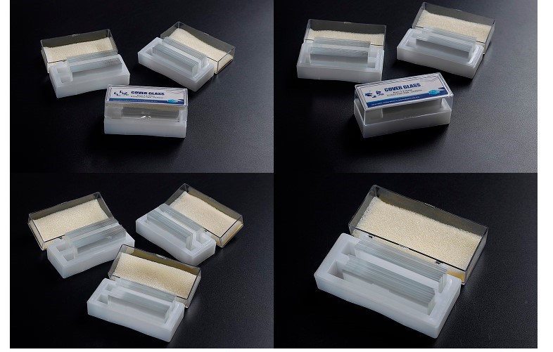 Polished Medical Parasite Laboratory Glass Slides