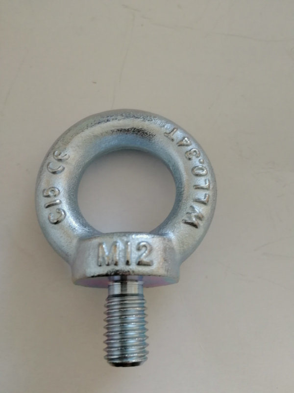 Rigging Hardware Galvanized Carbon Steel Eye Bolt with Screw