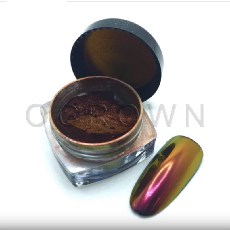 Nail Art Material, Chameleon Mirror Effect Pigment Powder