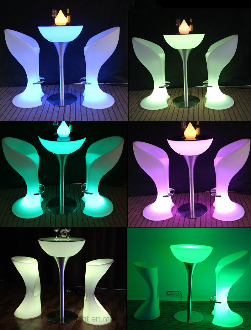 Home, Events Glow Furniture Round Illuminated LED Table