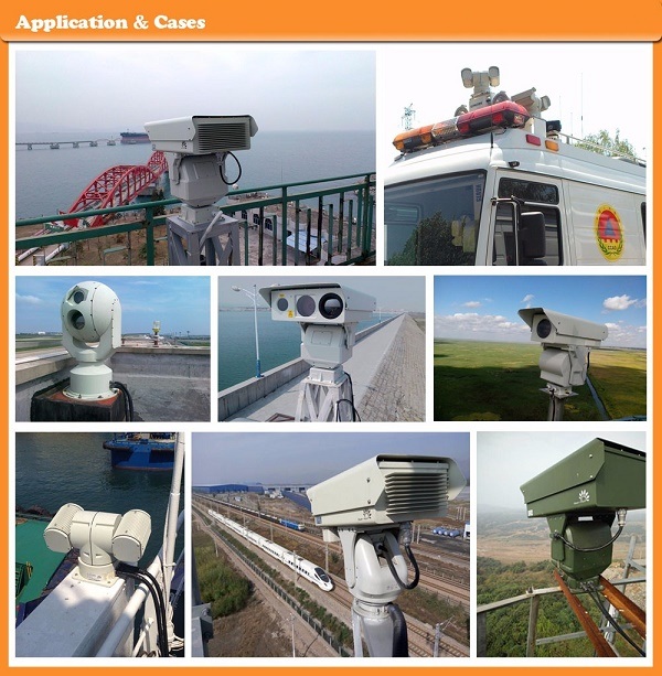 Tc41 Series Middle-Distance Thermal Camera with 336X256 Resolution &300m~3km Detection Distance