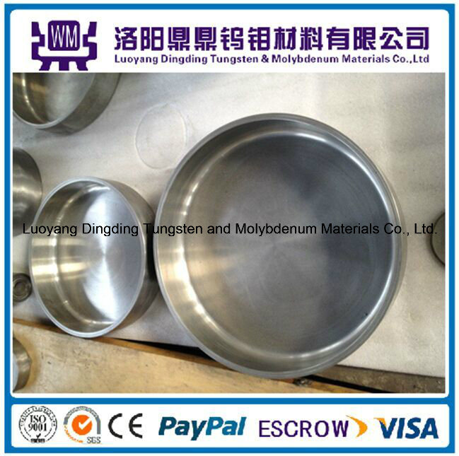 99.95% Tungsten Crucible/Molybdenum Crucibles for Crystal Growth and Rare Earth Melting with Factory Price