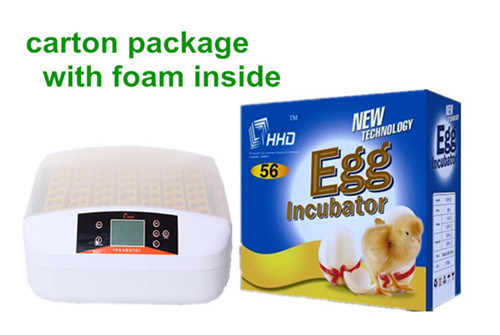 Hhd Automatic 56 Chicken Eggs Incubator with LED Light