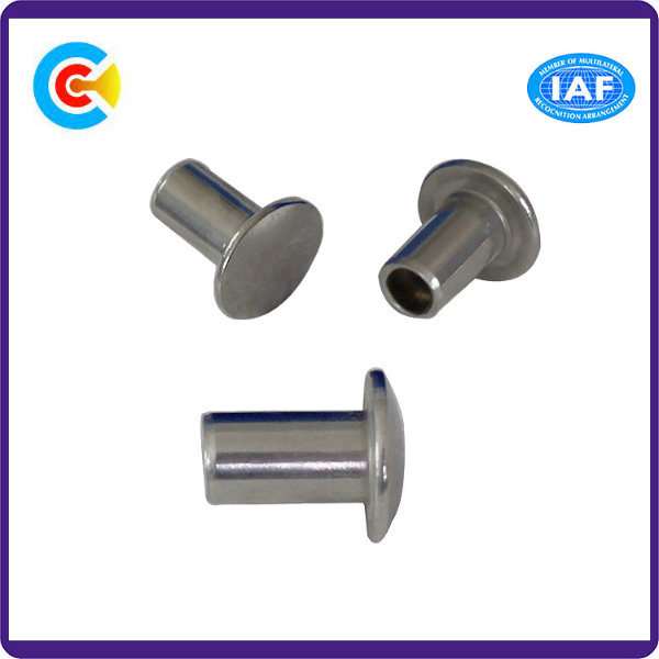 DIN/ANSI/BS/JIS Carbon-Steel/Stainless-Steel Semi-Round Head Rivets