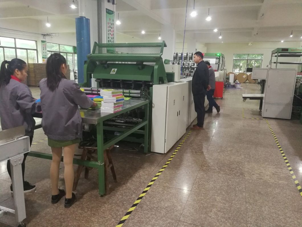 High Speed Fully Automatic Saddle Stitching Exercise Book Making Machine