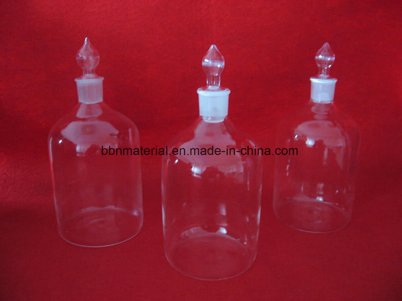 Quartz Glass Reagent Bottle with Stopper