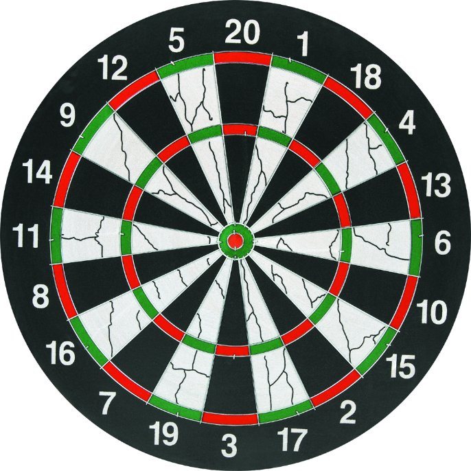 Promotional Cost-Effective Flocked Dartboard for Audlt Game