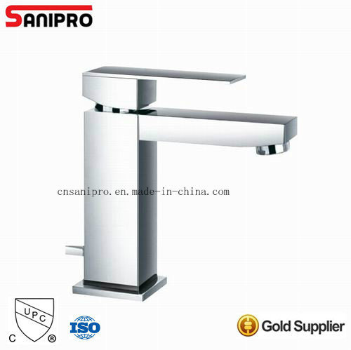 Sanipro Chrome Finish Wash Basin Faucet Single Handle Mixer Tap