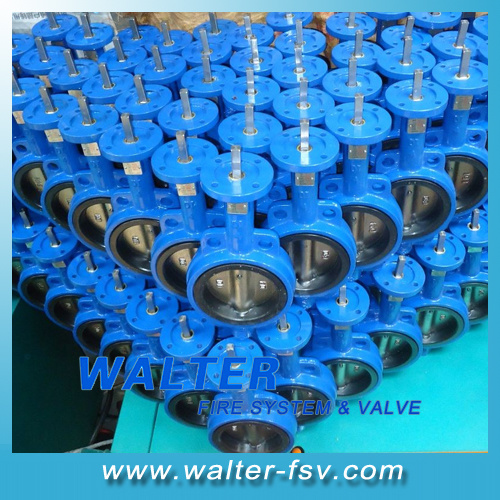 Cast Iron Extension Spindle Butterfly Valve