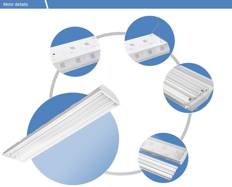 120lm/W 80W 120W 160W 200W 240W Warehouse LED Linear High Bay Light