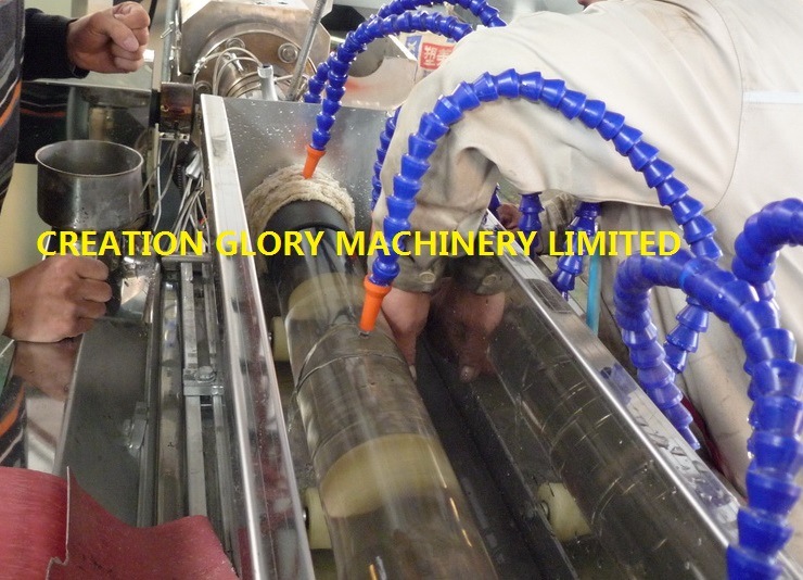 Hot Sale Automatic Plexiglass Rod Plastic Extruding Producing Machinery