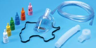 Adjustable Medical Oxygen Venturi Mask with 7 Diluters