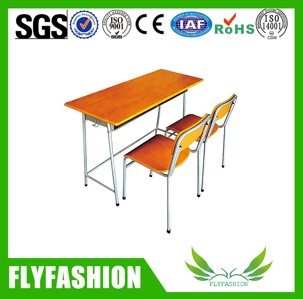 Cheap Price Double Student Table and Chair Classroom Furniture (SF-29D)