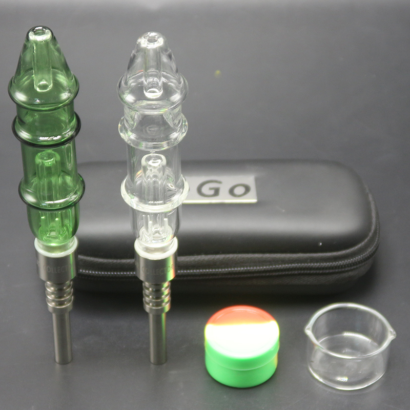 Pine Tower Glass Hookah Oil Burner Pipe Nectar Collector