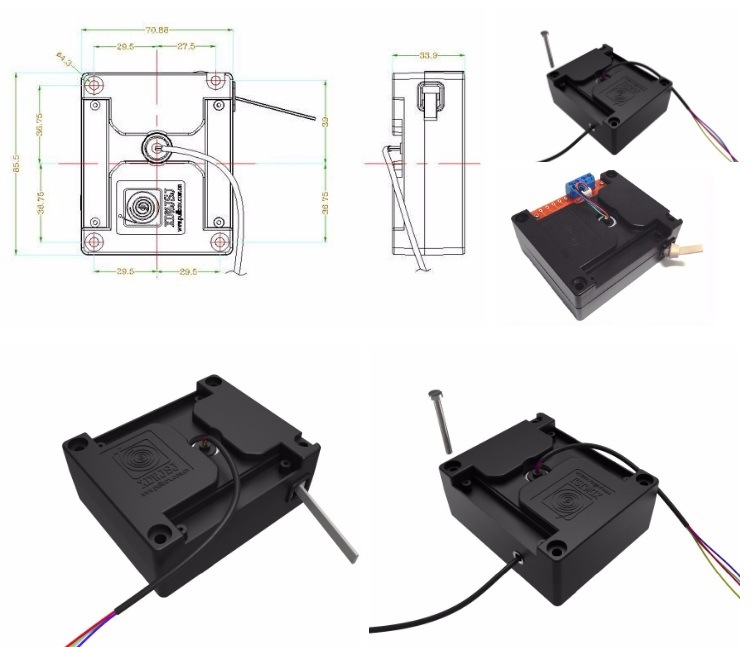 Elastic Singnal Line Cord Retractable Extension Cord Reel