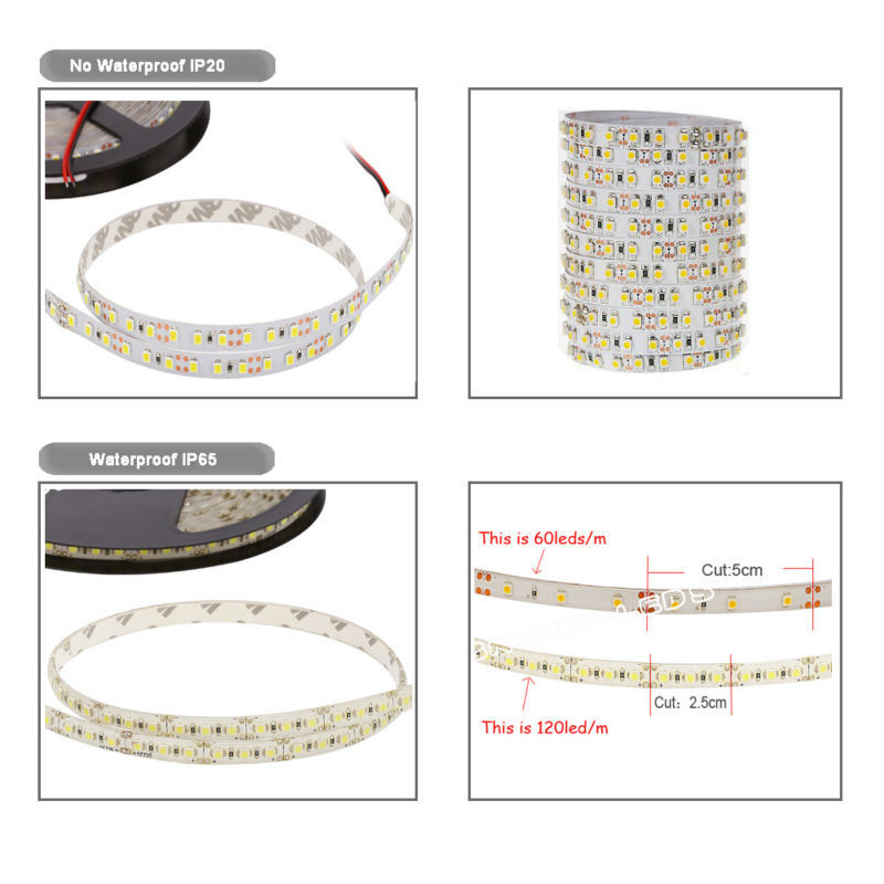 3528 120LED/M White 12V24V LED Strip